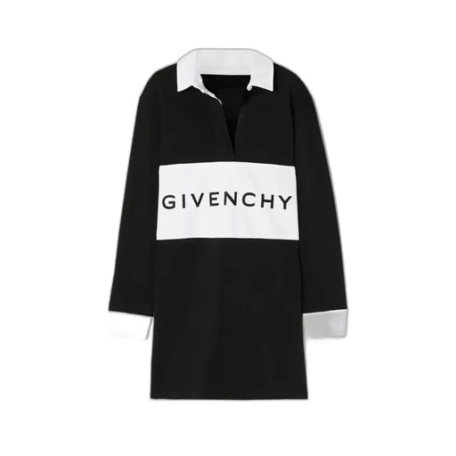 Logo-Print Polo Dress