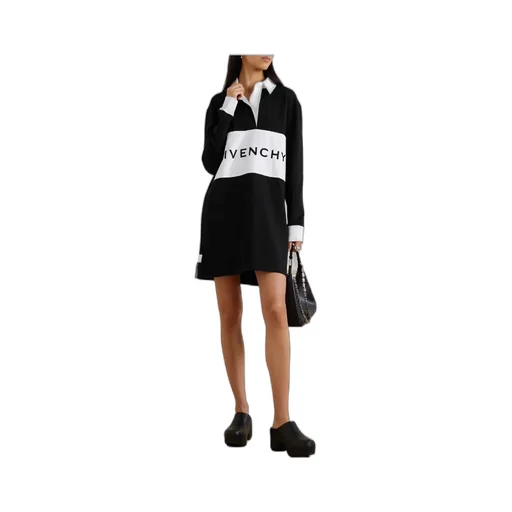 Logo-Print Polo Dress