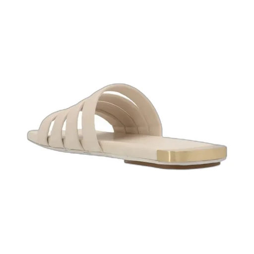 Strappy Flat Leather Sandals