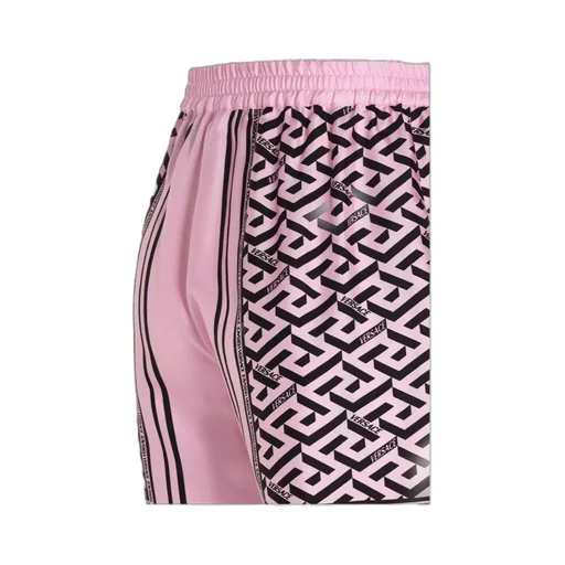 Versace Logo Detailed Drawstring Shorts