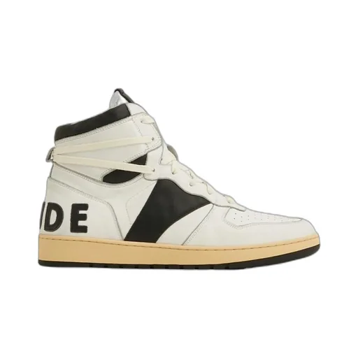 Colour-Block High-Top Sneakers