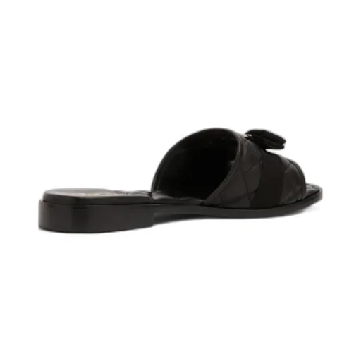 Ferragamo Logo-Engraved Slip-On Sandals