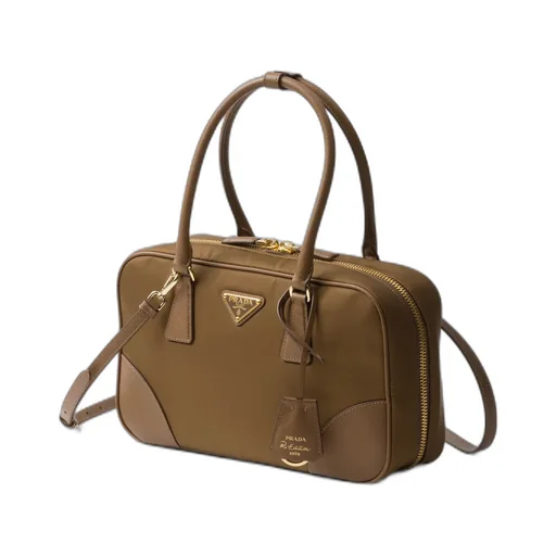 Prada Re-Edition 1978 Triangle-Logo Zipped Tote Bag