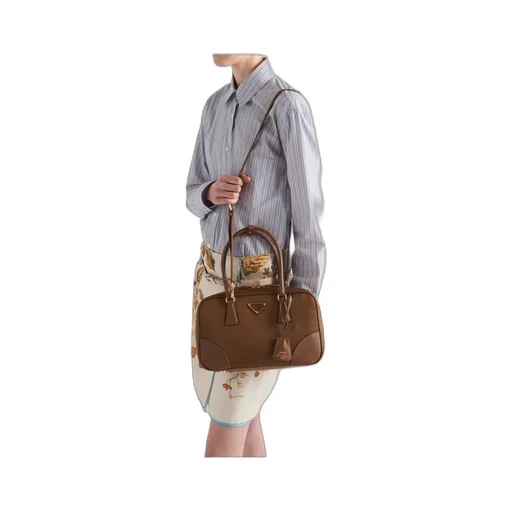 Prada Re-Edition 1978 Triangle-Logo Zipped Tote Bag