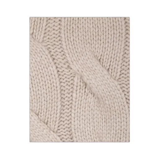 Cable-Knit Roll-Neck Jumper