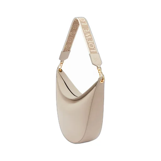 Loewe Luna Bag In Satin Calfskin And Jacquard