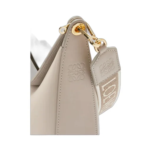 Loewe Luna Bag In Satin Calfskin And Jacquard