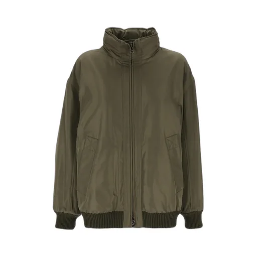 Stand Collar Double-Sided Zipper Jacket