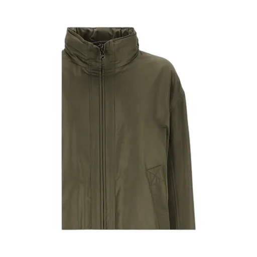Stand Collar Double-Sided Zipper Jacket