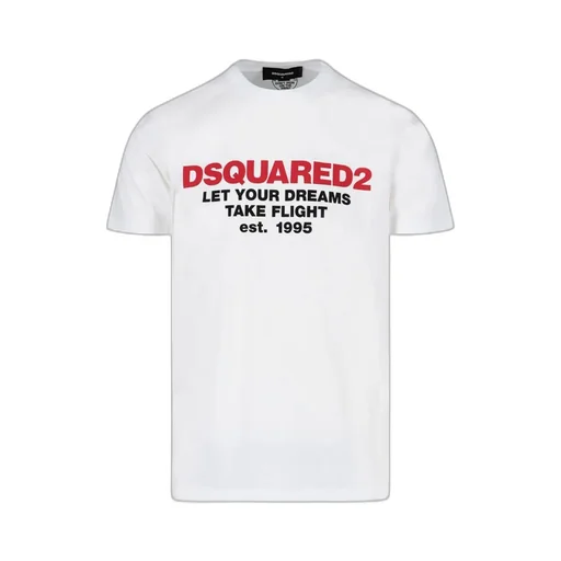 Dsquared2 Logo Printed Crewneck T-Shirt