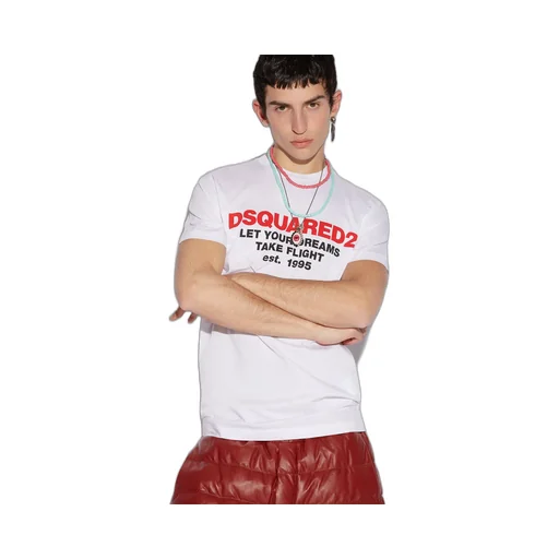 Dsquared2 Logo Printed Crewneck T-Shirt