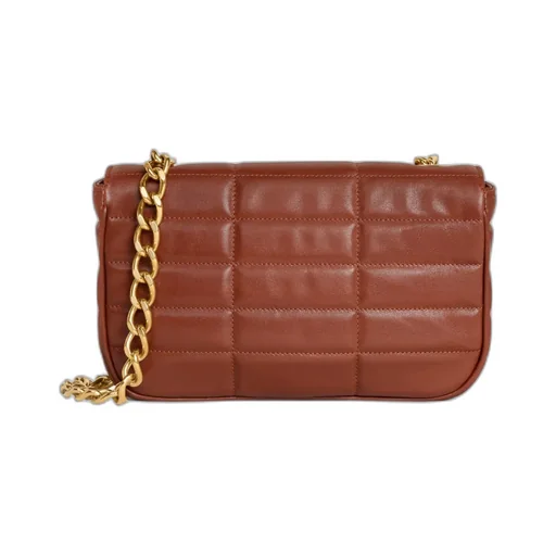 Chain Shoulder Bag Matelasse Monochrome Celine In Quilted Goatskin