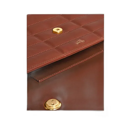 Chain Shoulder Bag Matelasse Monochrome Celine In Quilted Goatskin
