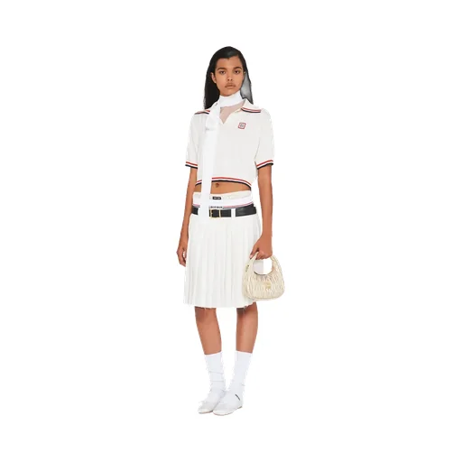 Miu Wander Matelassé Nappa Leather Mini Hobo Bag
