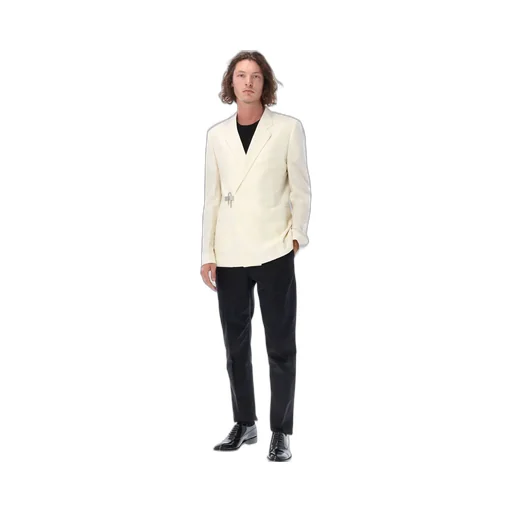 Slim-Fit Jacket In Wool And Mohair With U-Lock