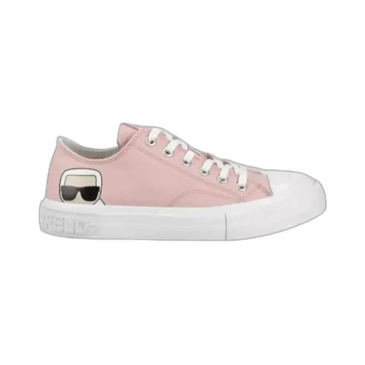Logo-Print Lacing Low-Cut Casual Sneakers