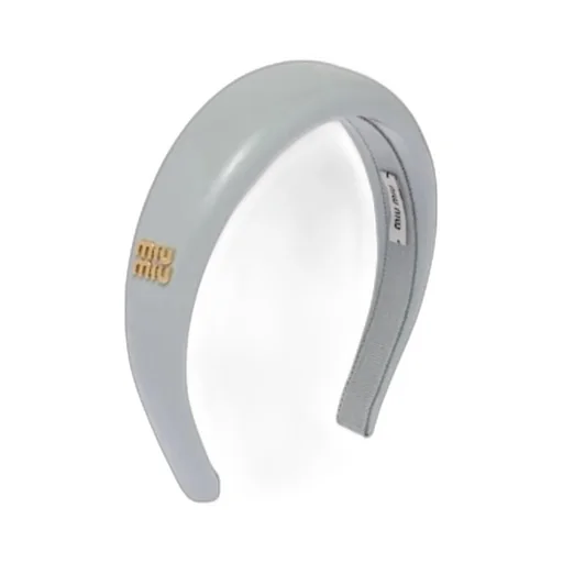 Miu Miu Logo Plaque Headband