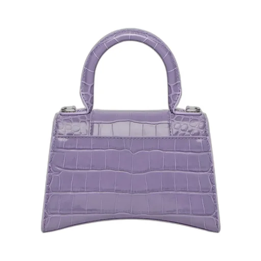 Hourglass Xs Logo Plaque Tote Bag