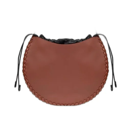 Moon Leather Shoulder Bag