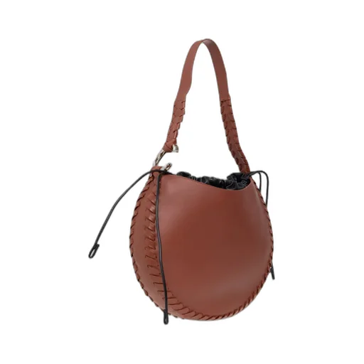 Moon Leather Shoulder Bag
