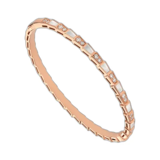 Serpenti Viper 18-Carat Rose Gold Bracelet