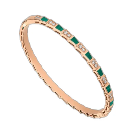 Serpenti Viper 18-Carat Rose Gold Bracelet