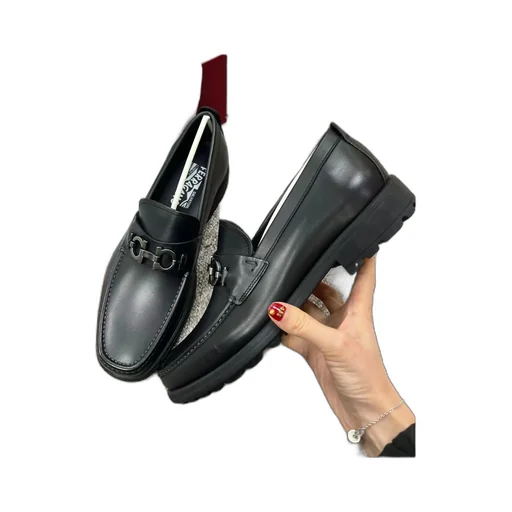 Gancini Decorated Mokasin Shoes