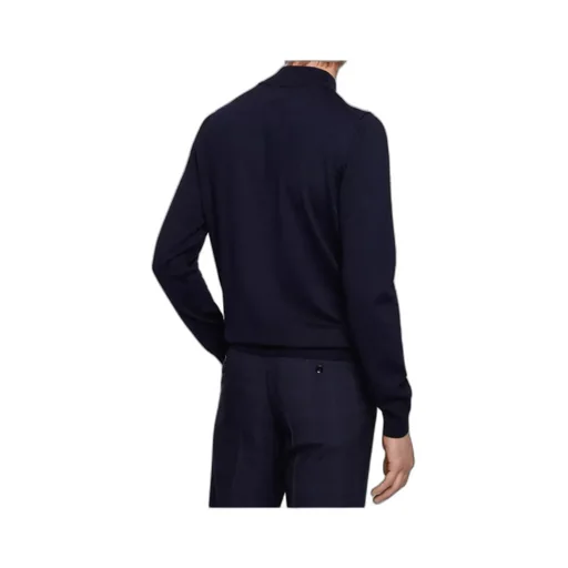 Boss Hugo Boss Zip Neck Virgin Wool Cardigan