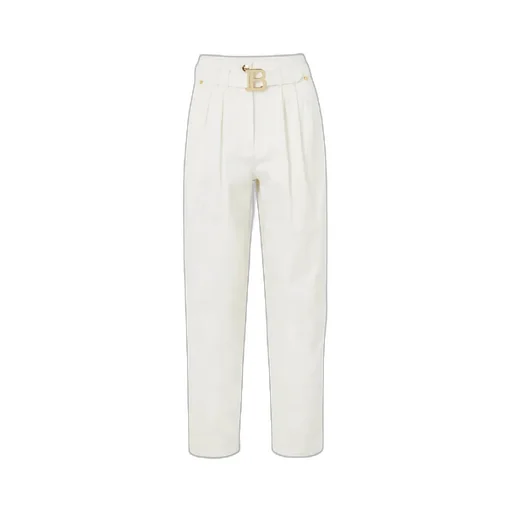 Logo High-Rise Boyfriend Jeans