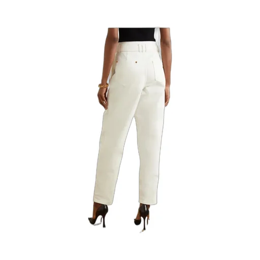 Logo High-Rise Boyfriend Jeans