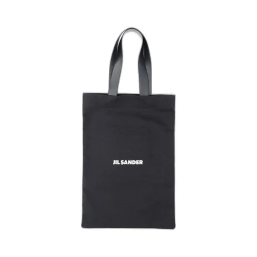 Jil Sander Logo Printed Tote Bag
