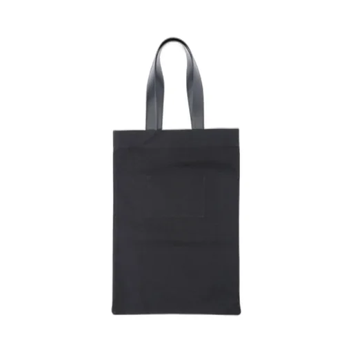 Jil Sander Logo Printed Tote Bag