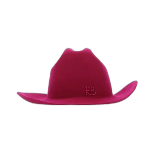Ruslan Baginskiy Logo Embroidered Wide Brim Cowboy Hat