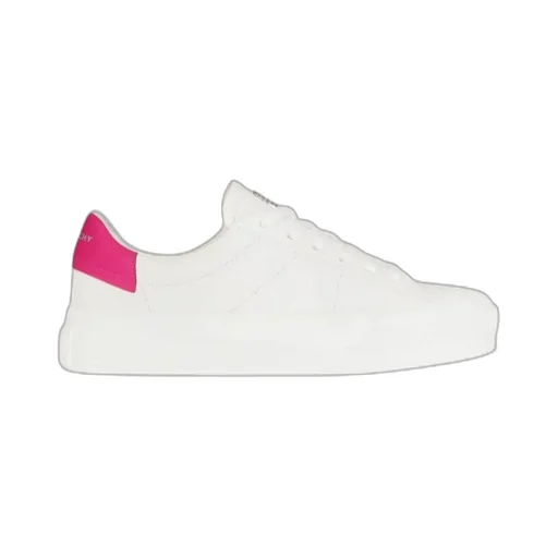 Contrast-Heel Low-Top Sneakers