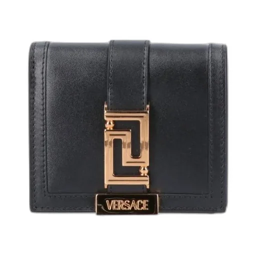 Versace Logo Detailed Fold-Over Wallet