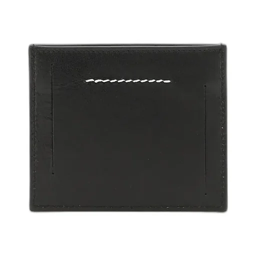 Mm6 Maison Margiela Signature Stich Logo Debossed Cardholder