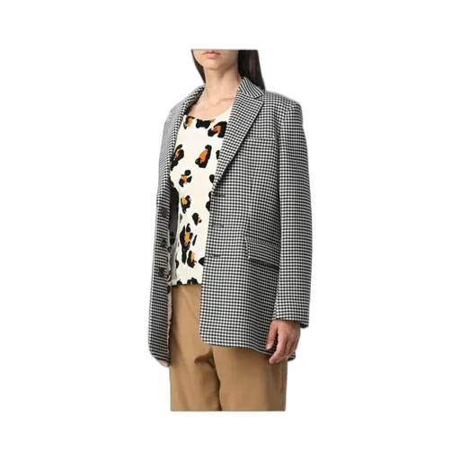 Marni Checked Button-Up Blazer