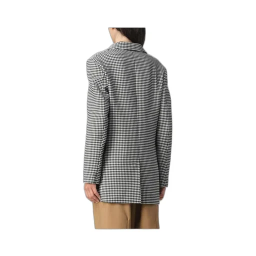 Marni Checked Button-Up Blazer
