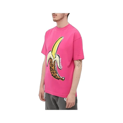 Banana-Print Cotton T-Shirt