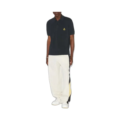 Isabel Marant Afko Logo Embroidered Polo Shirt