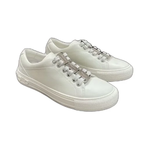 Nadine Lace-Up Leather Trainers