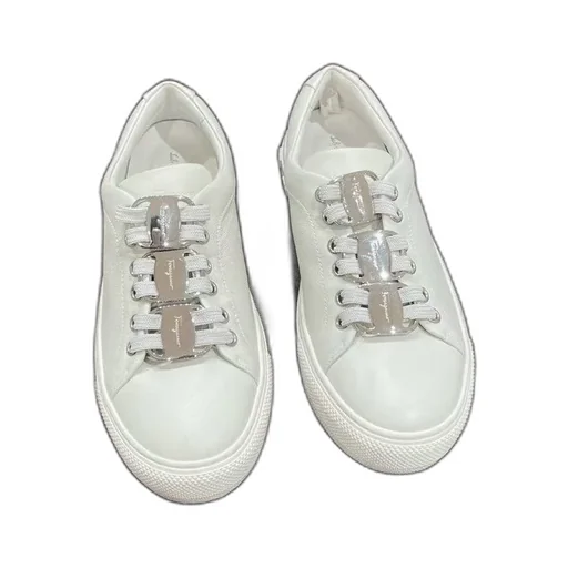 Nadine Lace-Up Leather Trainers