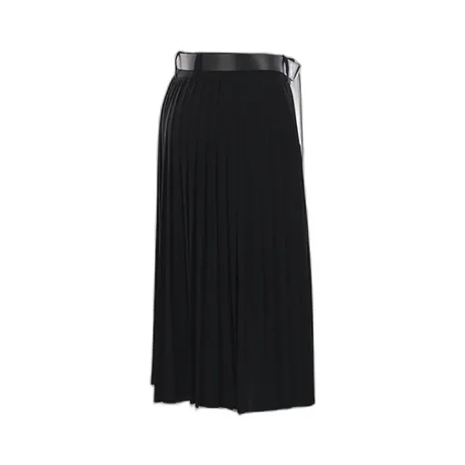 Max Mara Studio Savana Belted Pleated Skirt