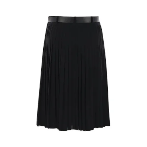 Max Mara Studio Savana Belted Pleated Skirt
