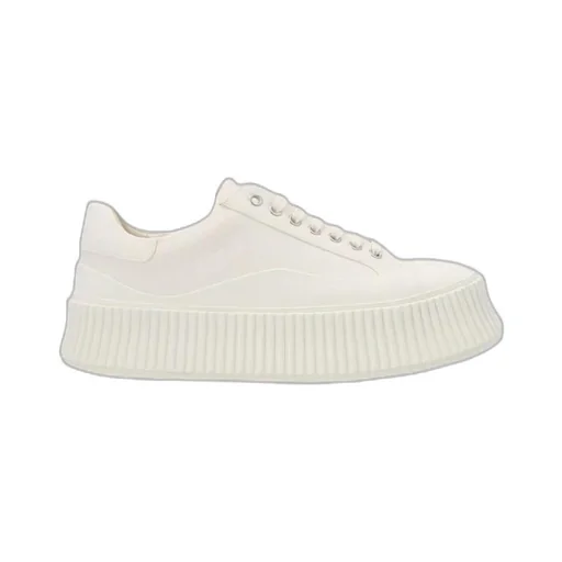 Round-Toe Lace-Up Sneakers
