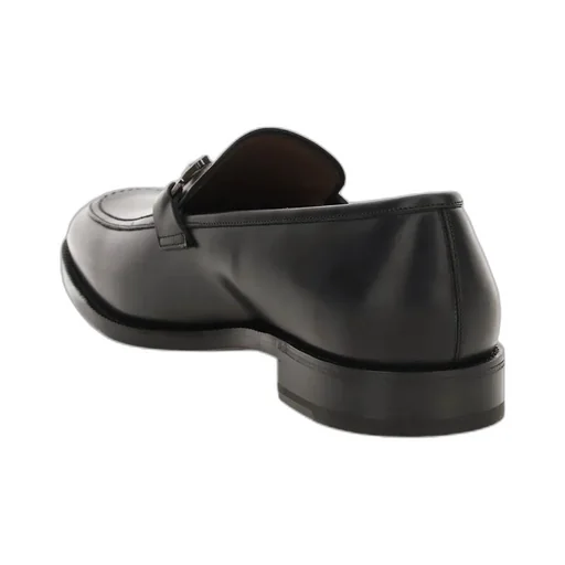 Gancini-Buckle Detail Loafers