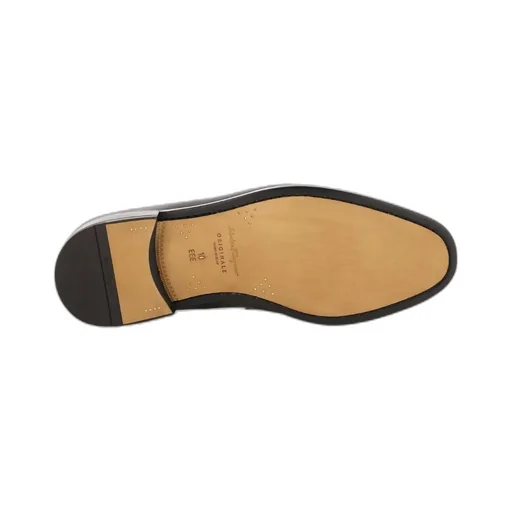 Gancini-Buckle Detail Loafers