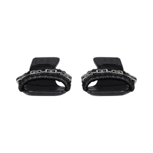 G Woven Sandals In Leather