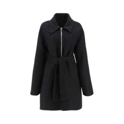 Givenchy Zipped Tie-Waisted Coat