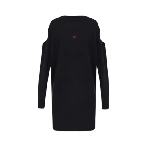 Logo-Embroidered Cut-Out Jumper